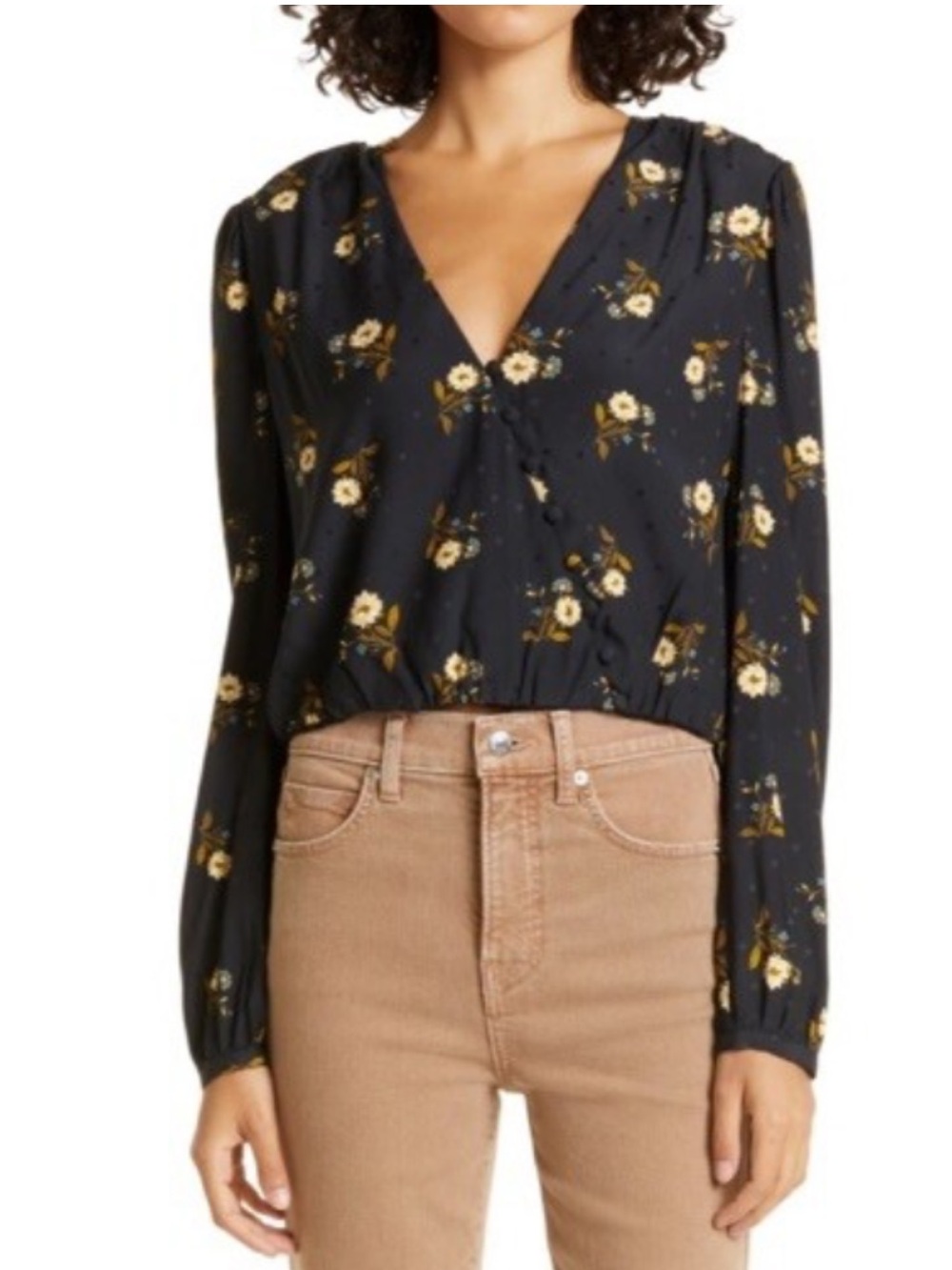 Veronica Beard Floral Blouse, size 10